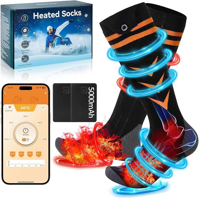 Heated Socks for Men Women