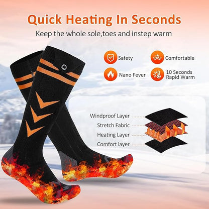 Heated Socks for Men Women